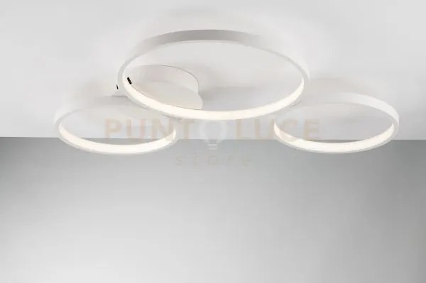 Plafoniera led fredy bianco 40w 5200lm cct 3000k 4000k 6500k 60x60x...