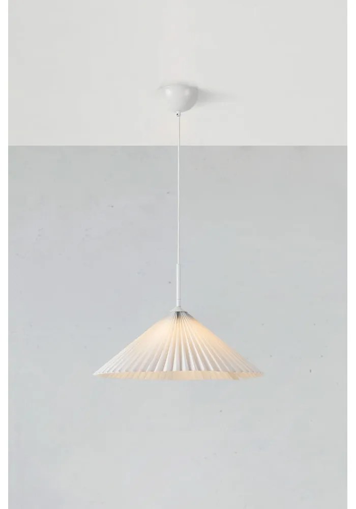 Lampada a sospensione bianca ø 50 cm Plisado - Markslöjd