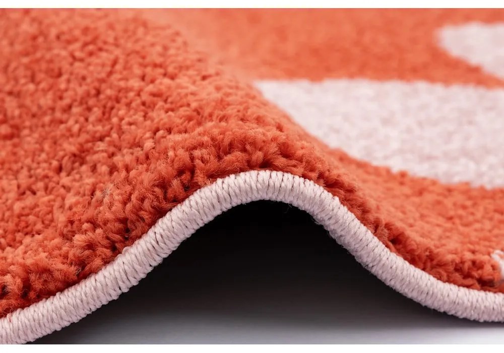 Tappeto per bambini rosso e rosa 160x230 cm Lolly Coral – FD