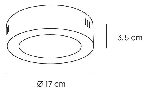 SUNNY Plafoniera LED tonda bianca CCT disponibile in varie misure (sostituisce VPL 01)