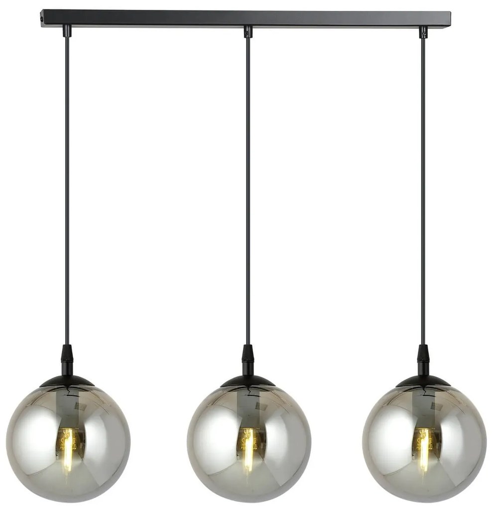 Lampadario a sospensione COSMO 3 BLACK GRAFIT