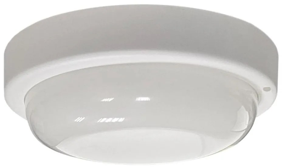 Plafoniera a LED per esterni 8W 230V 4200K Ø 14 cm IP64 bianco