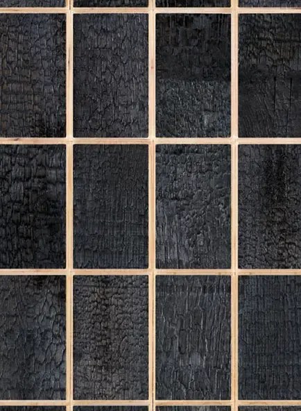 NLXL Carta da parati Waste Tiles - Burnt