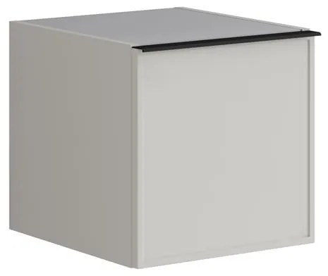 Estensione per mobile da bagno Pixel 1 anta laccato opaco grigio pastello L 40 x H 40 x P 45.5 cm