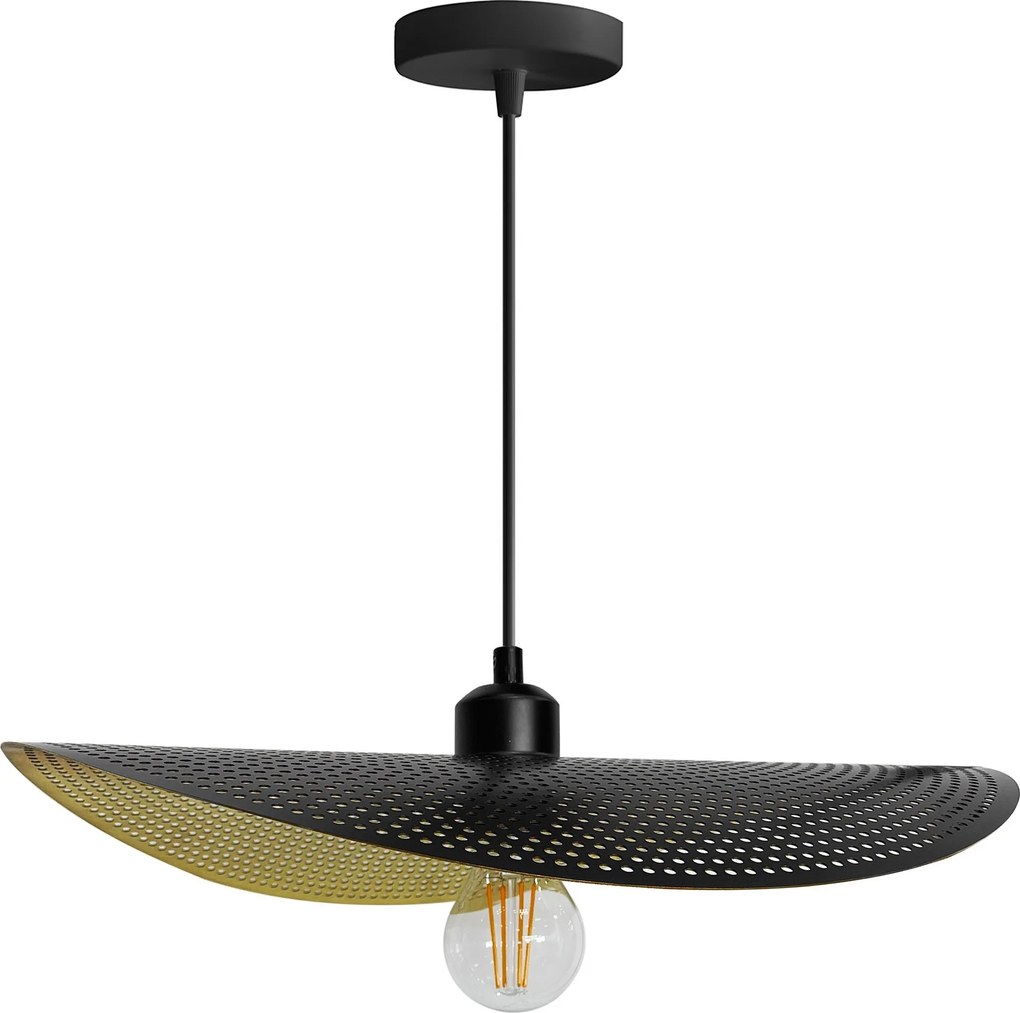 Lampada da soffitto APP1470-1CP BLACK/OLD GOLD