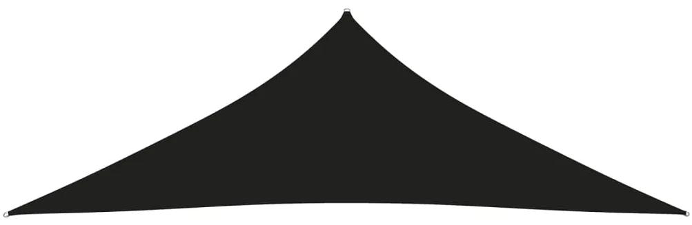 Parasole a Vela Oxford Triangolare 3,5x3,5x4,9 m Nero