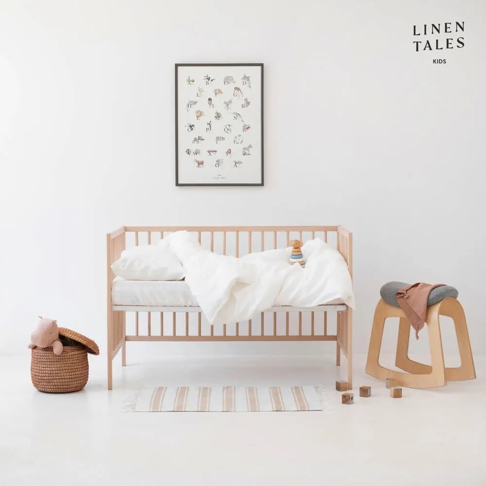 Biancheria da letto per culla 100x140 cm White - Linen Tales