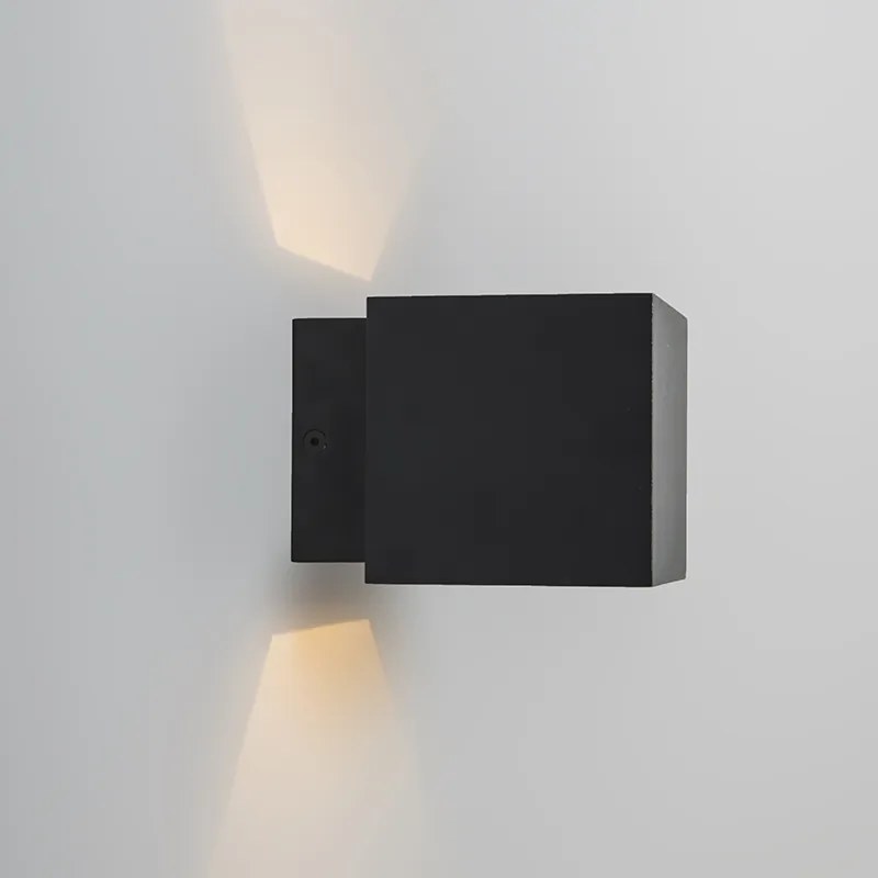 Set di 2 applique di design nero/oro con LED - Caja