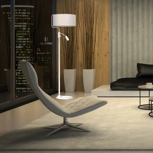 Lampada con piedistallo LINO 1xE27/40W/230V + 1xGU10-MR11/7W