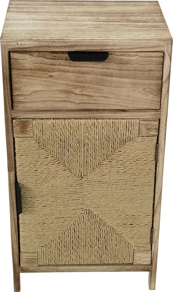 AZEL - mobiletto in legno con 1 cassetto e 1 anta
