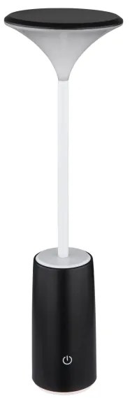 Globo 21020B - Lampada da tavolo LED dimmerabile QUIRIN LED/1,2W/3,7V 3000K nero