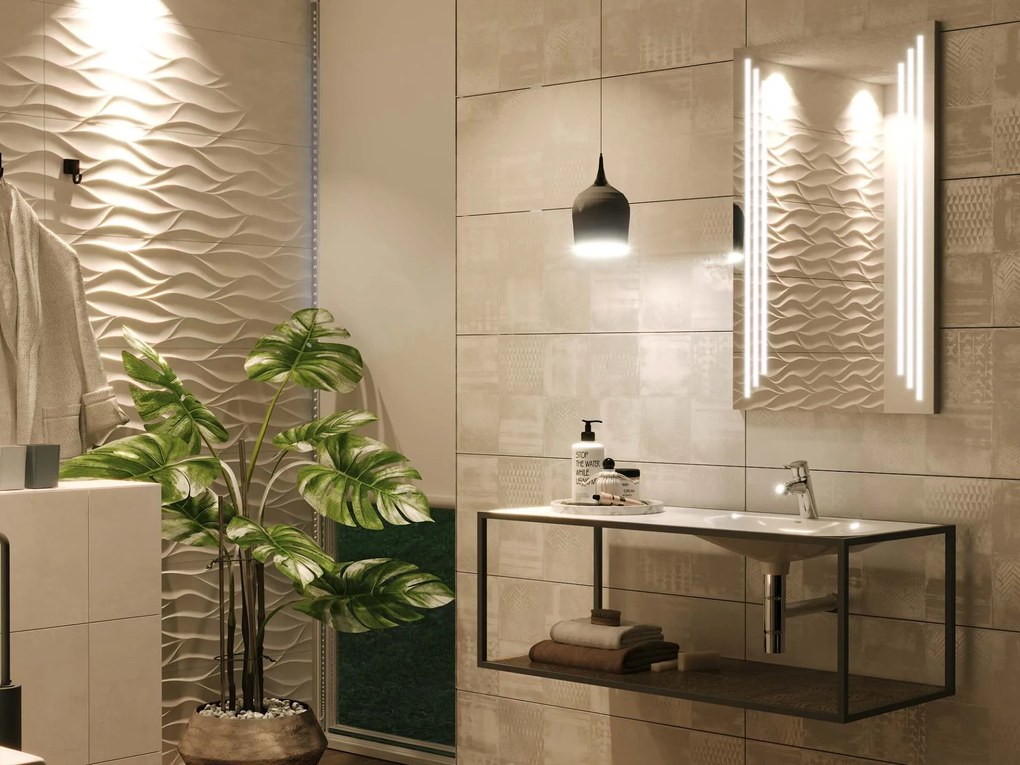 Specchio con LED illuminazione M18 premium