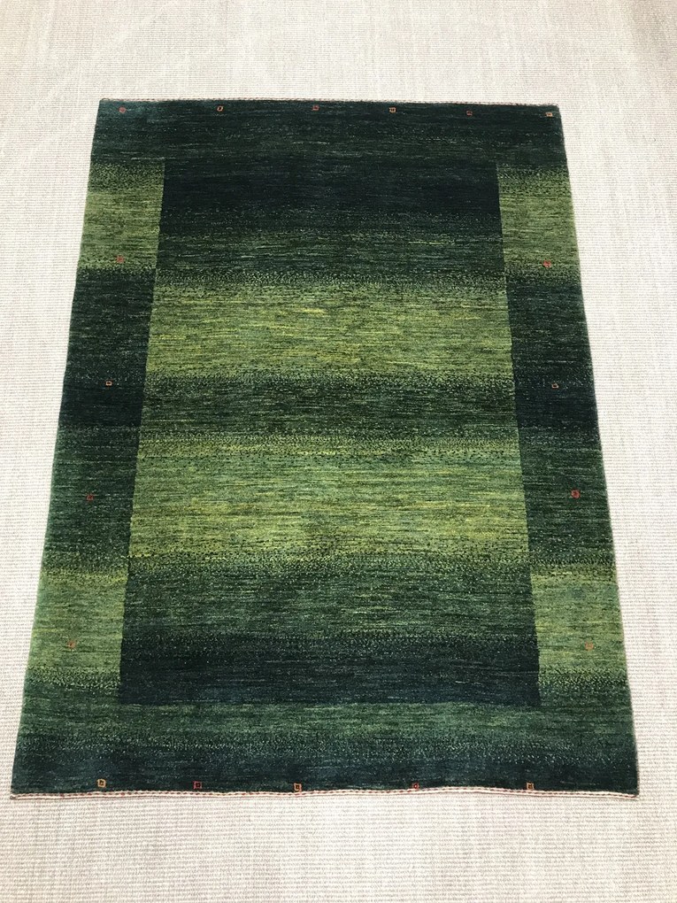 Loribaft Tappeto persiano 170 x 120 Verde (Iran) Annodato A Mano