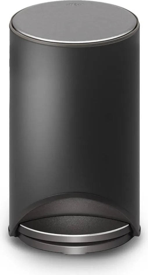 Cestino per la spazzatura nero opaco in metallo con pedale 10 l Arc – Joseph Joseph