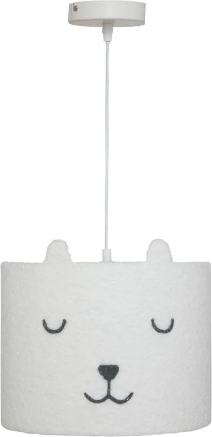 Atmosphera - Lampadario a sospensione per bambini con cavo TOXEY 1xE27/25W/230V orsetto