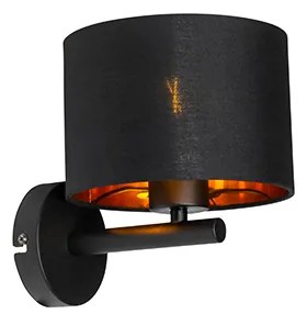 Applique moderna nera con oro - VT 1