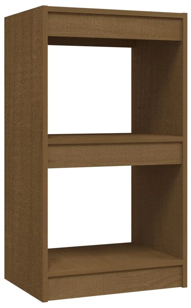 Libreria Marrone Miele 40x30x71,5 cm in Legno Massello di Pino