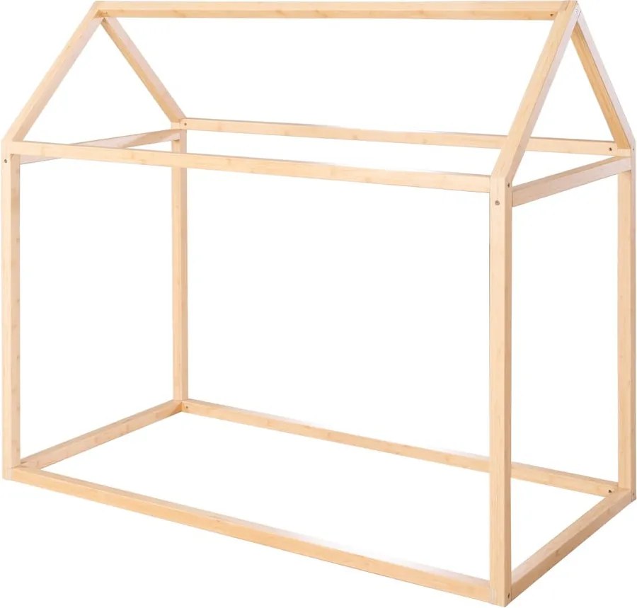 Letto per bambini in colore naturale 70x140 cm Montessori - Roba