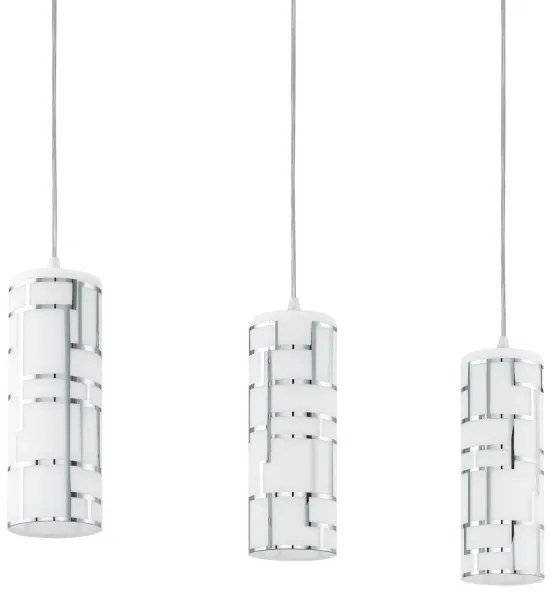 Eglo 92563 - Lampada a sospensione BAYMAN 3xE27/60W/230V