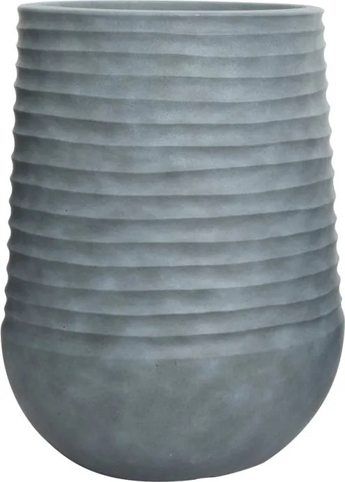 Vaso per piante e fiori in PVC grigio H 69.5 cm ø 53 cm