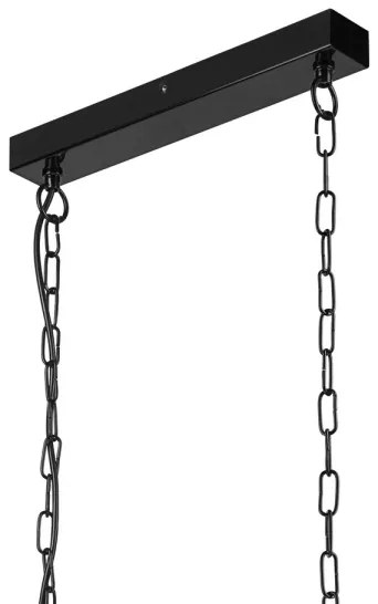 Lampadario a sospensione con catena MARIO 1xE27/60W/230V cromo