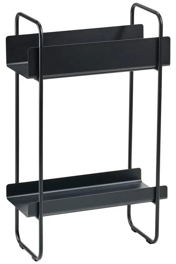 Consolle in metallo nero 24x48 cm A-Console - Zone