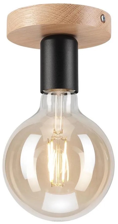 Lampadario a plafone VITO OAK 1xE27/60W/230V rovere