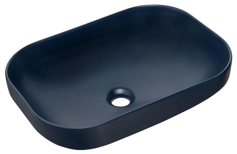 COMAD UN-NELI-MNB - Lavabo da appoggio NELI 50,4x35,2 cm ceramica/blu opaco