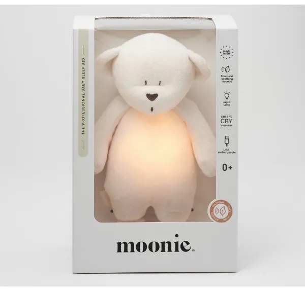 Moonie - Compagno di coccole con melodia e luce orsacchiotto 2.0 cream