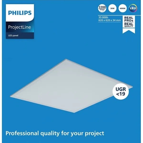Philips - Pannello LED per controsoffitto PROJECTLINE LED/36W/230V 62x62 cm