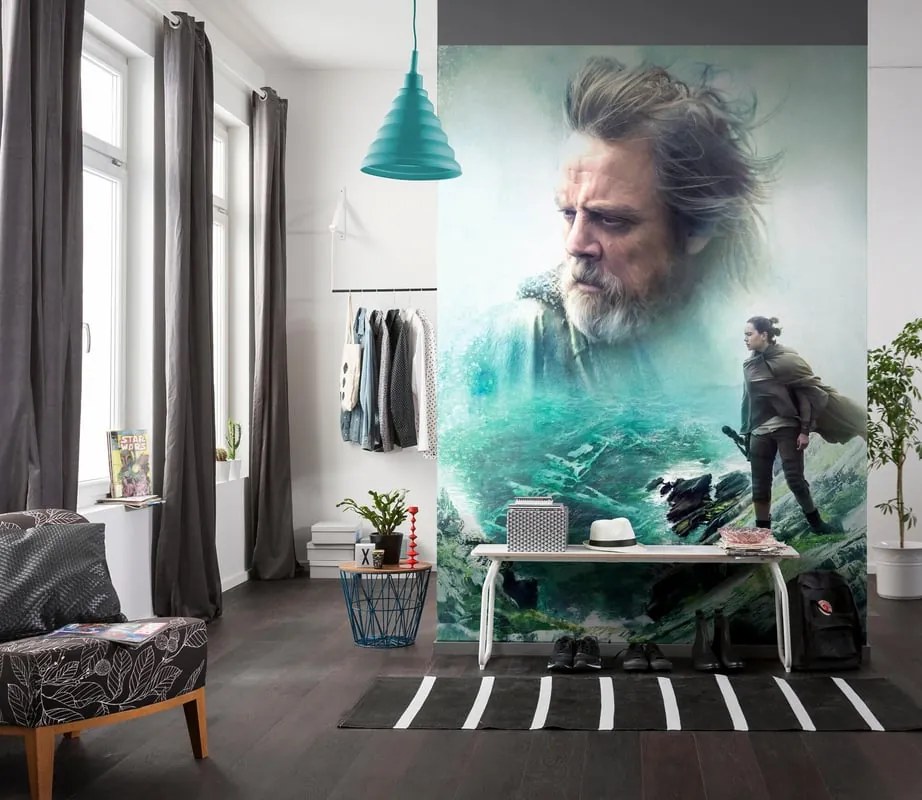 Fotomurale Last jedi, multicolore