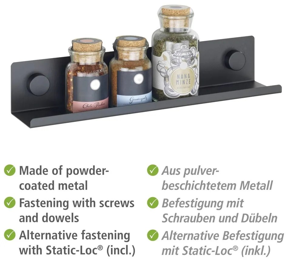 Organizzatore metallico autoportante per spezie Jet - Wenko