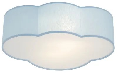 Brilagi - Plafoniera per cameretta NIMBUS MINI 2xE27/15W/230V 31x43 cm blu