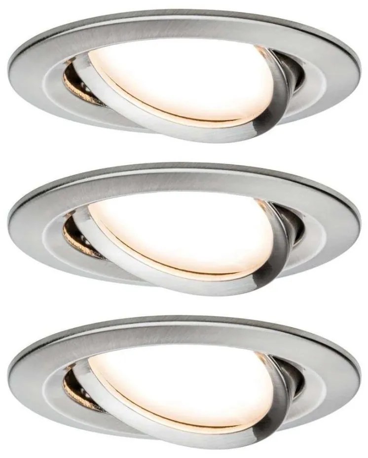 Paulmann 93483 - SET 3xLED/6,5W IP23 Faretto bagno dimmerabile NOVA 230V