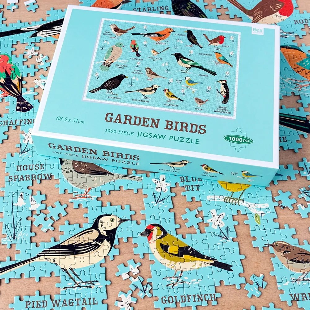 Puzzle 1000 pezzi 1000 Garden Birds - Rex London