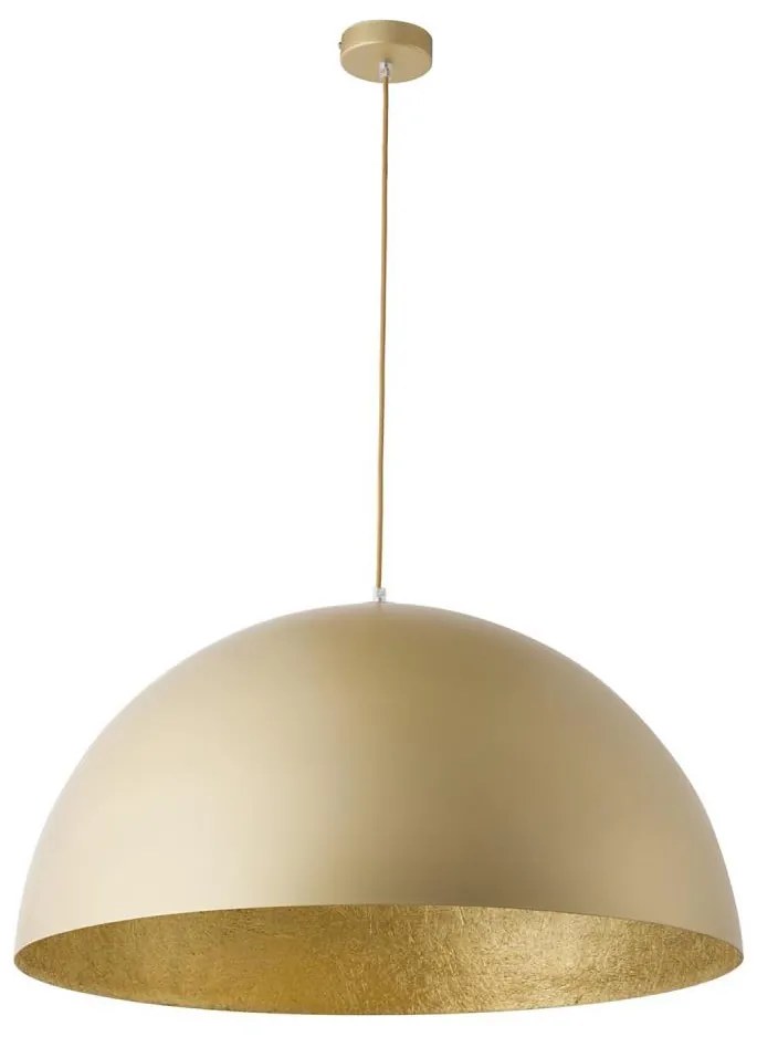 Lampadario a sospensione con filo SFERA 1xE27/60W/230V diametro 35 cm oro