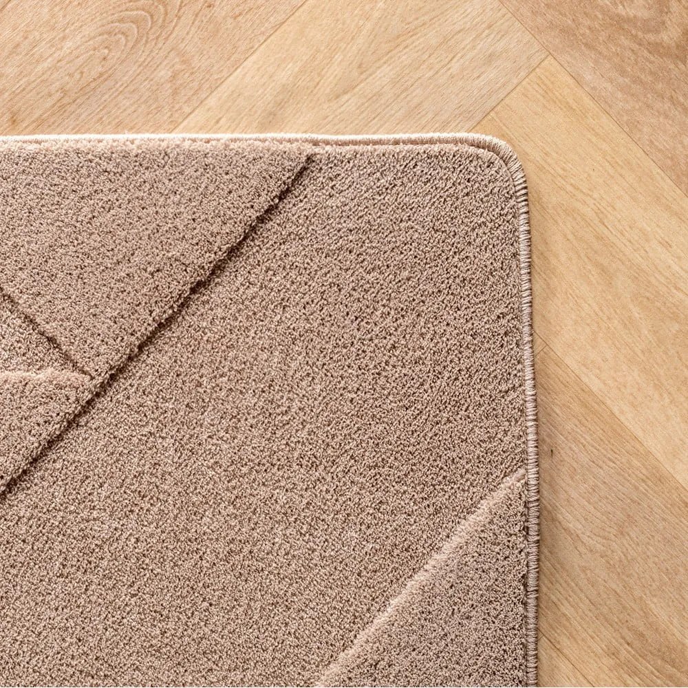 Tappeto marrone chiaro lavabile 240x340 cm Pompei 1613 – Ayyildiz Carpets
