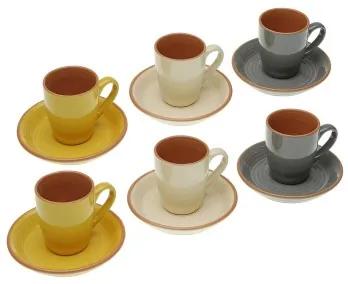 Set di Tazze da Caffè Versa Corin Ceramica (6 Pezzi)