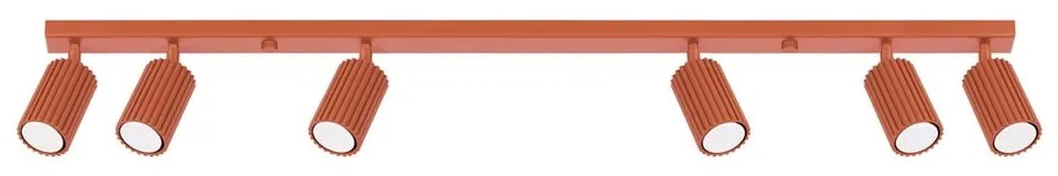 Faretto color mattone 6,5x117 cm Gleam – Sollux