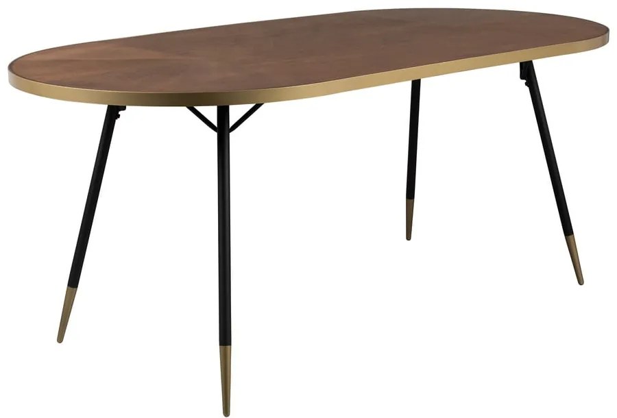 Tavolo da pranzo con piano in frassino 90x180 cm Denise - White Label