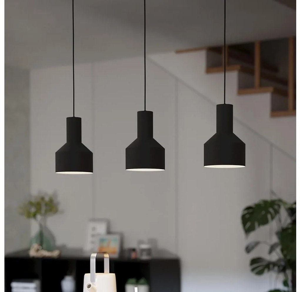 Eglo 99552 - Lampadario su corda CASIBARE 3xE27/40W/230V