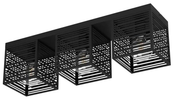 Eglo 900357 - Plafoniera PIEDRITAS 3xE27/40W/230V