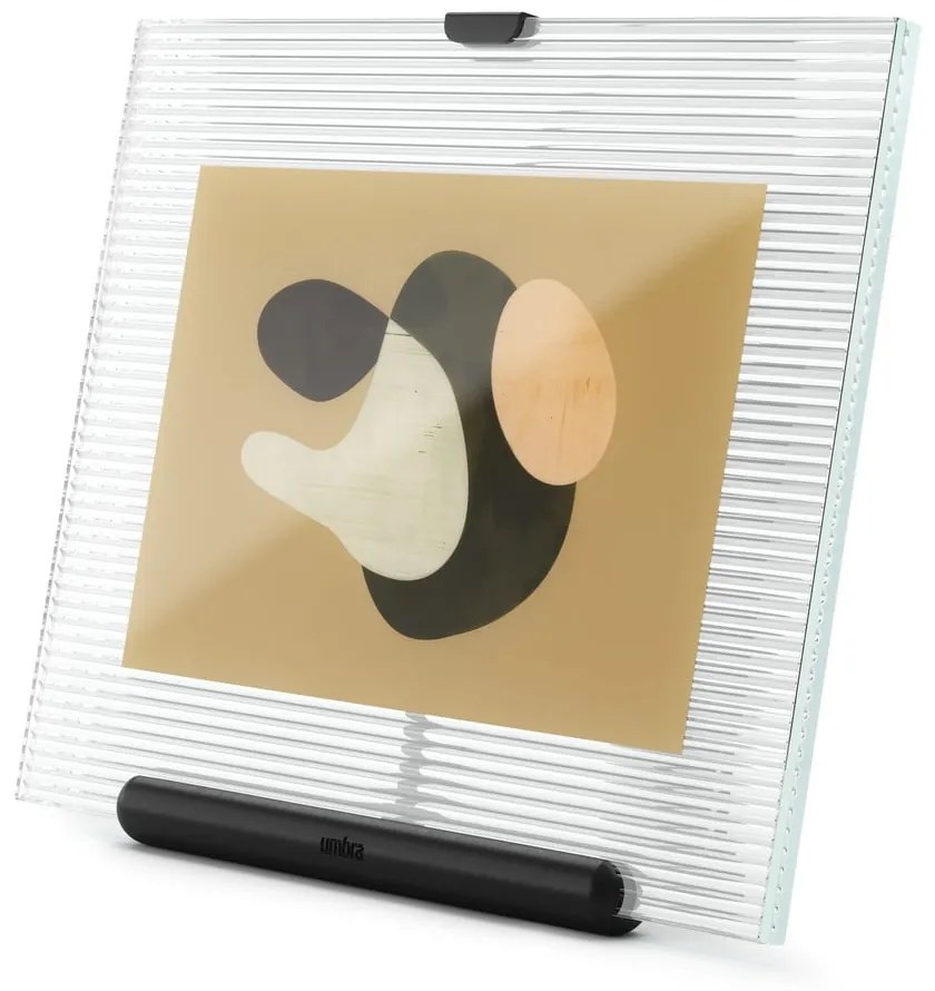 Cornice nera in vetro verticale con sostegno 16x20 cm Flute – Umbra