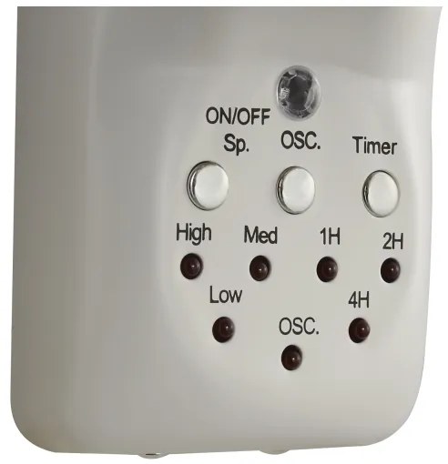 Lucci Air 213128EU - Ventilatore da parete BREEZE 55W/230V bianco + telecomando