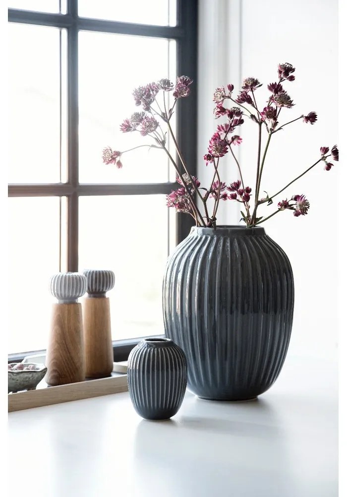Vaso in ceramica grigia Hammershøi - Kähler Design