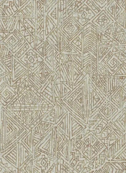 Eijffinger Carta da parati Terra 3 - Grün Braun Gold
