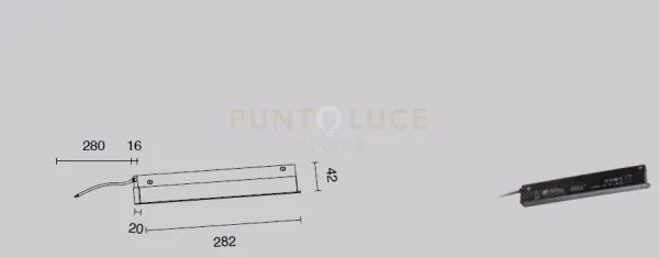 Driver magnetico 150w vin 220-240vac vout 48 vdc ampere 3.1 a ip20