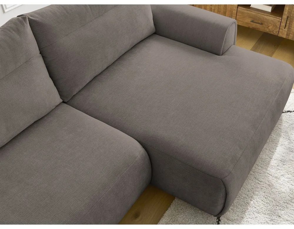 Divano angolare marrone Aden – Bobochic Paris