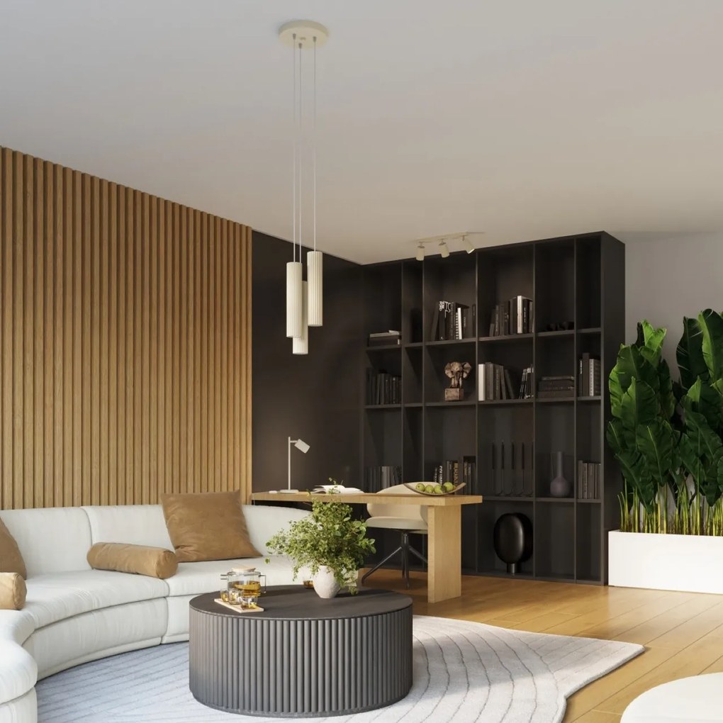 Lampada da soffitto KARBON 3L in Alluminio 3xGU10