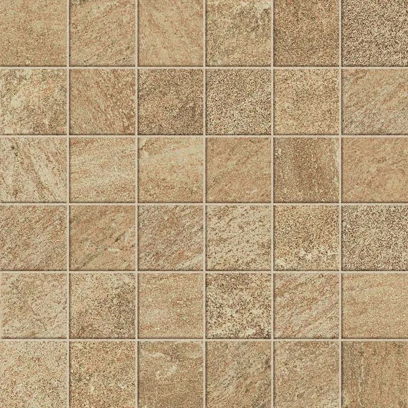 Mosaico in gres porcellanato Regent oro opaco L 30 x L 30cm x Sp. 8 mm, 10 pezzi